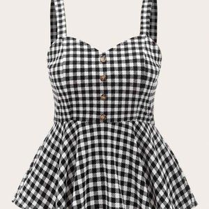 Plus Size Peplum Top